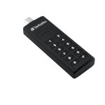 Verbatim cl usb 64 go usb - c scuris par clavier - neuf