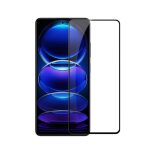 Verre tremp� incurv� riff 9d full glue pour xiaomi redmi note 12 pro 5g / poco x5 pro 5g noir - neuf