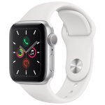 Watch series 5 montres connecte 40 mm gps lithium - ion aluminium blanco - reconditionn