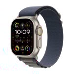 Watch ultra 2 gps, boitier en titane de 49 mm avec boucle alpine, bleu - neuf