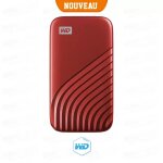 Wd my passport ssd 500 go usb 3. 1 red - neuf