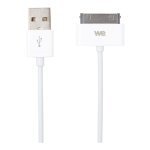 We câble usb compatible ancien iphone 4 4s, iphone 3g 3gs, ipad 1 2 3, ipod, 1m - blanc - neuf We câble usb compatible ancien iphone 4 4s, iphone 3g 3gs, ipad 1 2 3, ipod, 1m - blanc - neuf