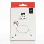 We cble usb c plat 2m rversible - connecteur ultra rsistant - charge rapide pour samsung huawei nexus ...