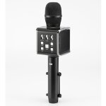 We microphone karaok� bluetooth sans fil, haut - parleur et enregistreur ktv trois en un, portable micro ...