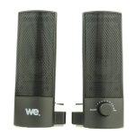 We pack d'enceinte barre de son pour pc 2 x 2. 5w modulable, equip d'un port usb, jack stro 3, 5mm ...