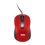 We souris filaire 1200 dpi connexion usb - ultra - l�ger ambidextre - compatible avec pc / mac - rouge ...