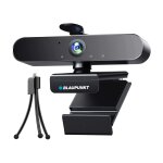 Webcam full hd 2k avec trpied - blaupunkt - blp0005 - noir - neuf