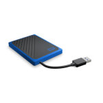 Western digital my passport go 500 go noir, bleu - neuf