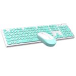 T - wolf tf770 retro punk pc 2. 4ghz clavier sans fil (en) touches silencieuses + ensemble souris bleu ... T - wolf tf770 retro punk pc 2. 4ghz clavier sans fil (en) touches silencieuses + ensemble souris bleu ...