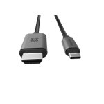 Xtrememac xwh - uch - 13 cble vido et adaptateur 1 m hdmi type a (standard) usb type - c noir - neuf ...