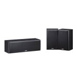 Yamaha ns - p51 set d'enceintes home cinma noir 2. 1 canaux 2 - voies 50 w - neuf