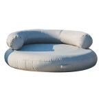 Fauteuil gonflable et flottant wink air island + gris