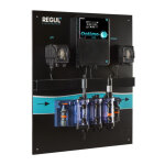 Panneau de r�gulation regul' optimo - chlore, ph, sel et temp�rature