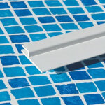 Rail hung horizontal pvc - barre de 2 m�tres h 90 mm
