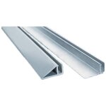 Rail hung rénovation vertical aluminium - barre de 2 mètres Rail hung rénovation vertical aluminium - barre de 2 mètres