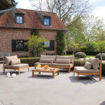 Salon de jardin en bois touquet wilsa garden