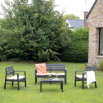 Salon de jardin en r�sine java wilsa garden