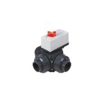 Vanne motorise 3 voies  63 mm