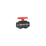 Vanne pvc  boisseau sphrique diamtre 50mm pn - 10