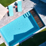 Volet piscine immerg� apf pool diving moteur dans l'axe