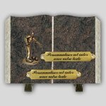 La boutique fun�raire livre fun�raire granit himalaya - jeu de boules et inserts personnalisables