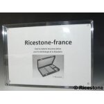 Ricestone 1a) cadre photo plexi a5. prsentoir visuel magntique.
