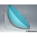 Ricestone 5h) chevalet acrylique, prsentoir minraux et bols. hauteur 15cm
