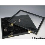 Ricestone 9a) coffret vitr escamotable 30x botes gemme 4x4.