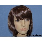 Ricestone perruque courte synthtique chatain auburn.