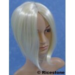 Ricestone perruque mi - longue synthtique blond platine.