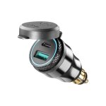 Adaptateur allume cigare interphone din 2usb