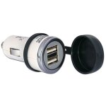Adaptateur allume cigare tecmate o - 106 usb rapide universel