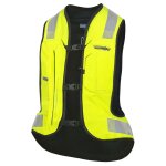 Airbag moto helite e - turtle 2 jaune fluo