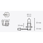 Ampoule bihr h3 12v 55w