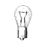 Ampoule hert stop 1 fil 12v - 21w ba15s