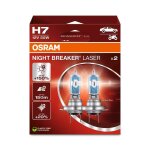 Ampoule osram s h7 night breaker laser 12v 55w px26d - par paire