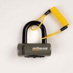 Antivol kooroom protect disc sra avec cordon black / grey