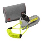 Antivol top block bloque disque dk500 sra avec sacoche et cordon gris