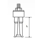 Arrache volant ntn de roulement bp 16 - 19