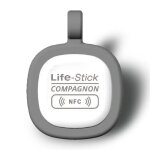 Badge lifestick compagnon gris