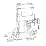 Barillet de bagagerie shad pour sh35 - sh36