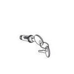 Barillet de bagagerie shad x2 + 3 makelocks