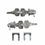 Barillet de bagagerie touratech plug & travel - pour support de valise vario - argent