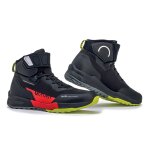 Baskets moto eleveit stratos waterproof noir / rouge