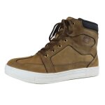 Baskets moto harisson branco marron