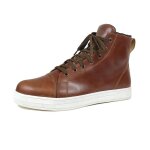 Baskets moto harisson curtis waterproof marron