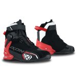 Baskets moto ixon bull 2 waterproof noir / blanc / rouge