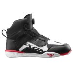 Baskets moto ixon vyper waterproof noir / blanc / rouge