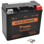 Batterie yuasa gyz20hl - y - ferme type acide sans entretien