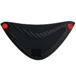 Bavette anti - remous shark spartan gt / spartan gt pro noir gris